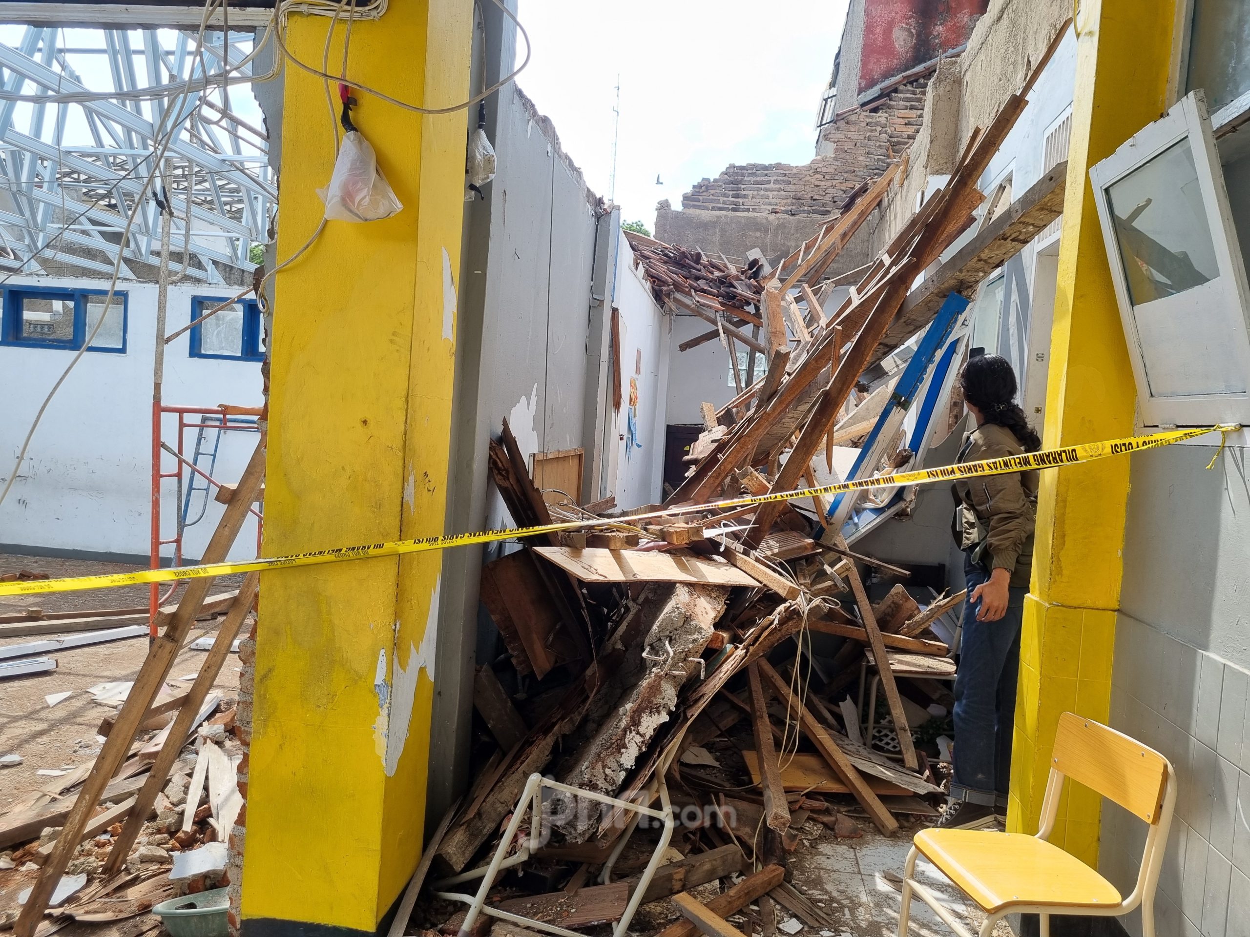 Kelas Ambruk di SMP Pasundan 1 Bandung: 6 Pelajar Terluka, Ini Penyebabnya