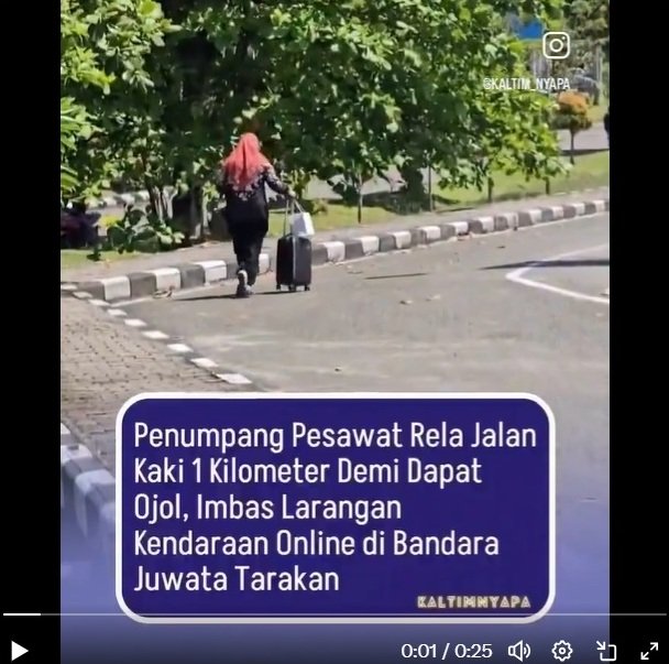 Larangan Ojol di Bandara Juwata Tarakan: Penumpang Terpaksa Jalan Kaki 1 Km, Ini Dampaknya