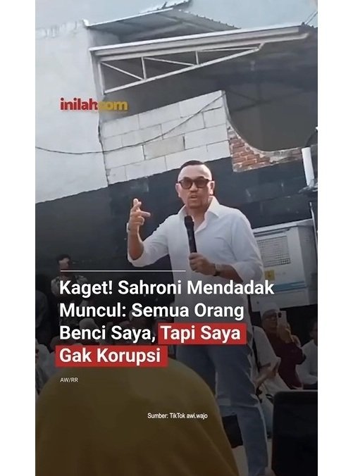 Ahmad Sahroni Muncul Setelah Rumah Dijarah, Klaim Tak Pernah Korupsi