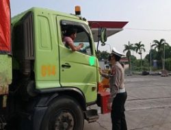 Razia Truk Tambang di Banten: Truk Pelanggar Jam Operasional Diputar Balik
