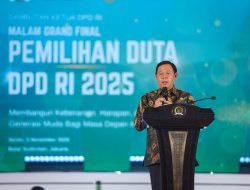 Pidato Sultan B Najamudin di Duta DPD RI 2025: Bangun Generasi Muda Berani & Peduli