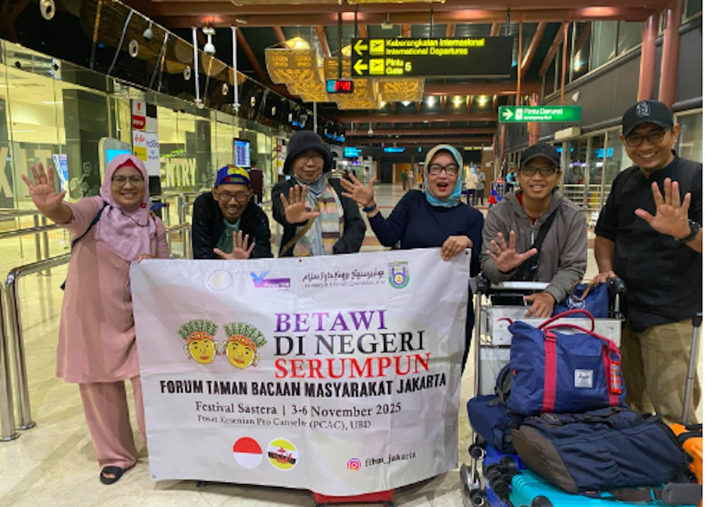 Forum TBM Jakarta Diundang Festival Sastera 2025 Brunei, Perkuat Literasi Regional