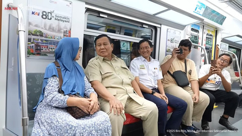 Prabowo: Kereta Api Indonesia Kini Setara Eropa, Lebih Nyaman dan Modern