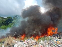 Kebakaran TPA Bakung Bandar Lampung: Diduga Akibat Pembakaran Sampah & Angin Kencang
