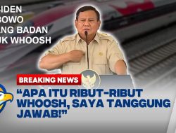 Prabowo Pasang Badan untuk Whoosh, Kapan untuk Rakyat Banten?