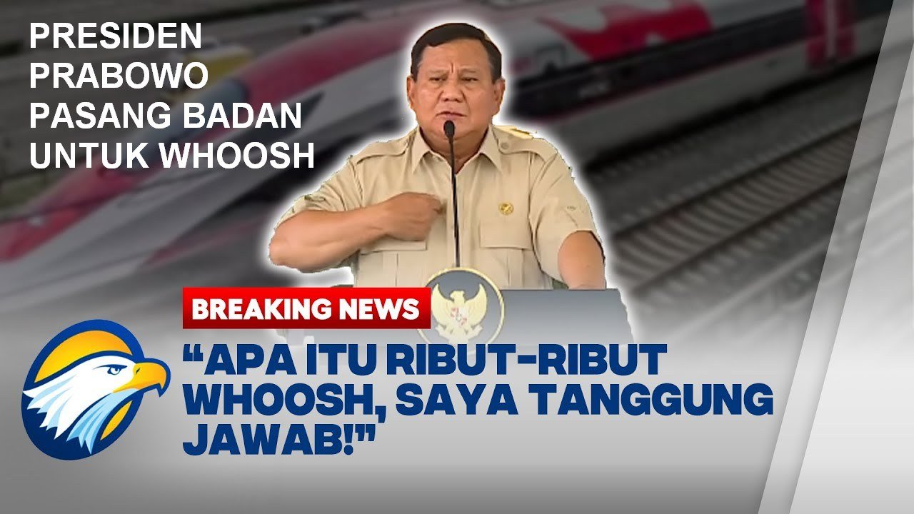 Prabowo Pasang Badan untuk Whoosh, Kapan untuk Rakyat Banten?
