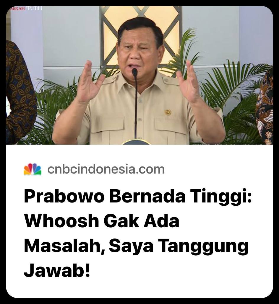 Utang Whoosh Rp160 Triliun: Fakta di Balik Retorika Prabowo yang Bikin Heboh
