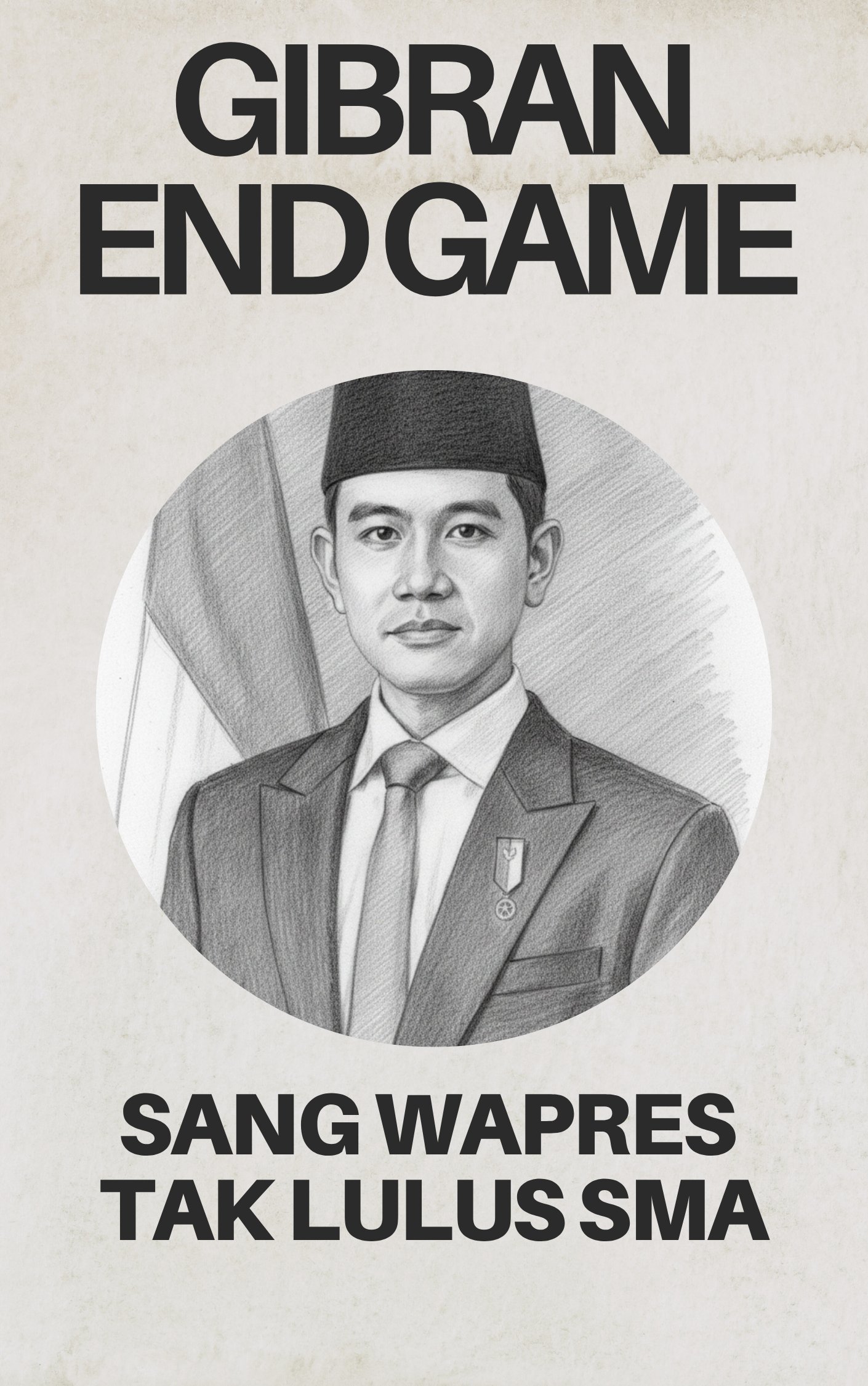Buku Gibran End Game: Klaim Kontroversial Wapres Tak Lulus SMA oleh Rismon Sianipar