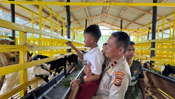 Green Policing Polda Riau: Edukasi Lingkungan untuk Generasi Alpha di Bank Pohon