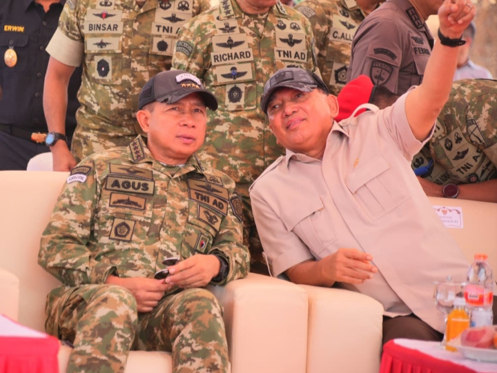 Panglima TNI dan Menhan Tinjau Penertiban Tambang Nikel Ilegal di Morowali
