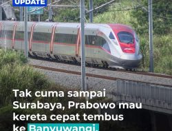 Proyek Kereta Cepat Banyuwangi Dipertanyakan, Siapa Pembisik Prabowo?
