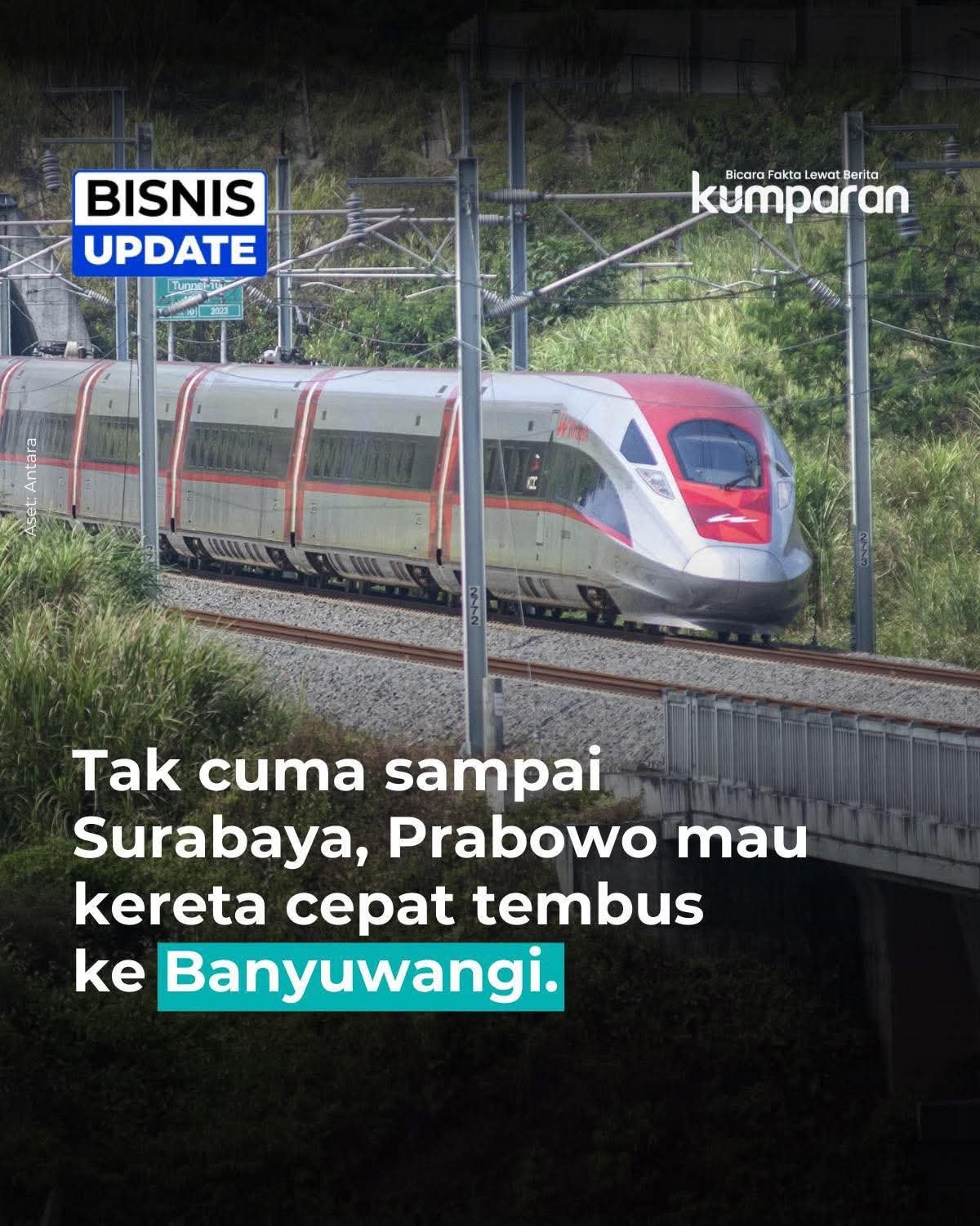 Proyek Kereta Cepat Banyuwangi Dipertanyakan, Siapa Pembisik Prabowo?