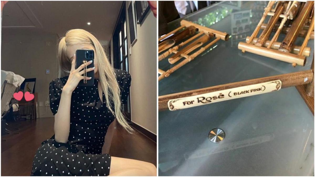 Rose BLACKPINK Pajang Angklung Hadiah Fans Indonesia, Bukti Apresiasi Budaya