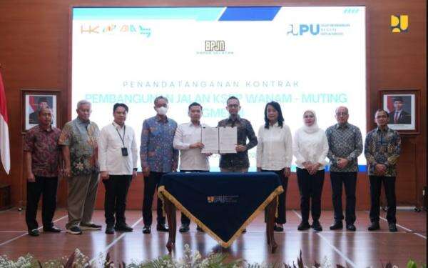 Hutama Karya KSO Raih Kontrak Rp 4,8 Triliun Bangun Jalan KSPP di Papua Selatan