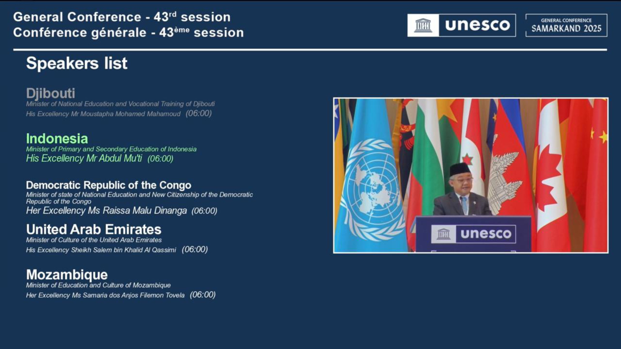 Bahasa Indonesia Resmi Jadi Bahasa Kerja UNESCO: Sejarah Baru Diplomasi di Sidang Umum ke-43