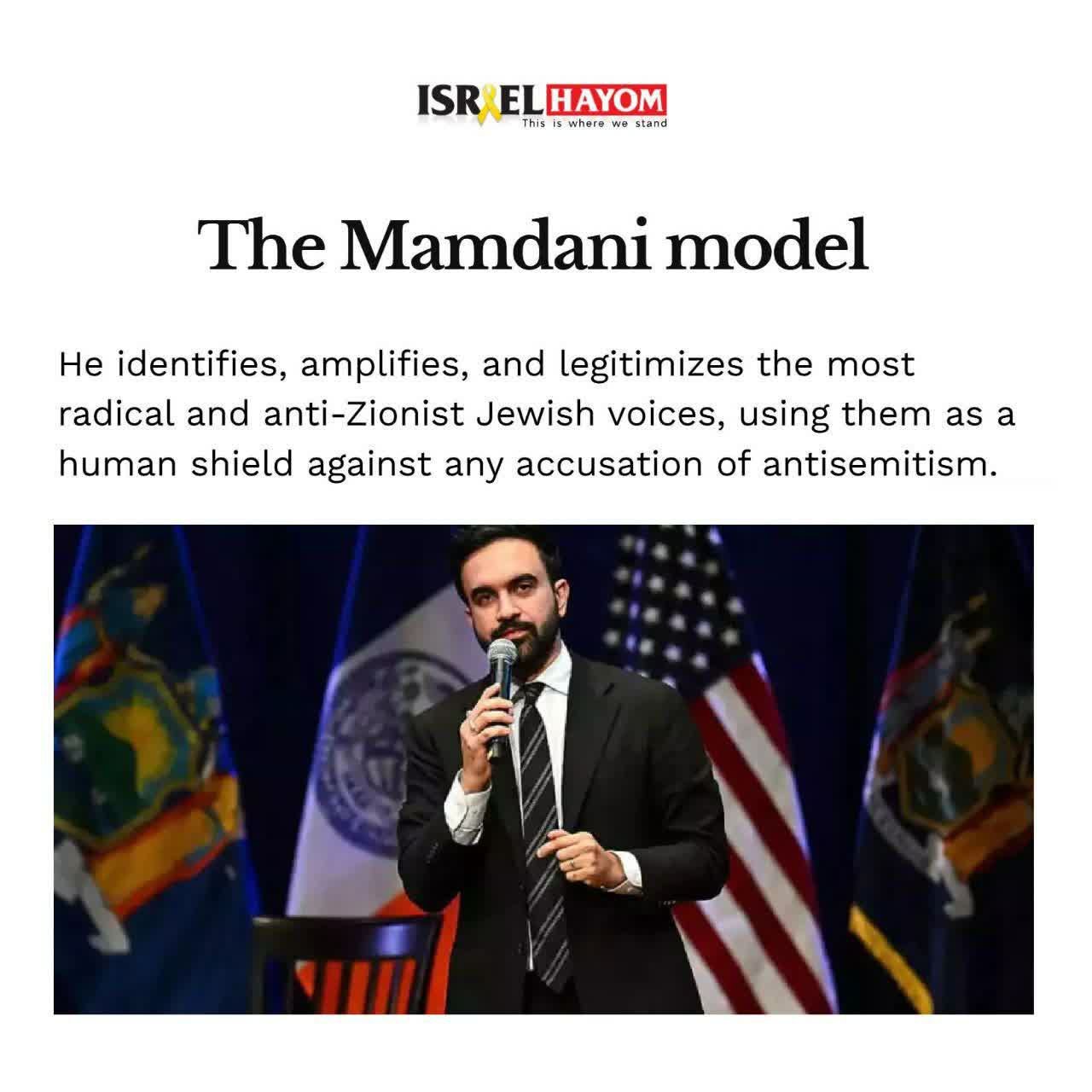 Model Mamdani: Ancaman Eksistensial Bagi Israel Menurut Israel Hayom