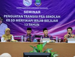Sukseskan Wajib Belajar 13 Tahun di Tangerang: Kunci Penting Transisi PAUD ke SD