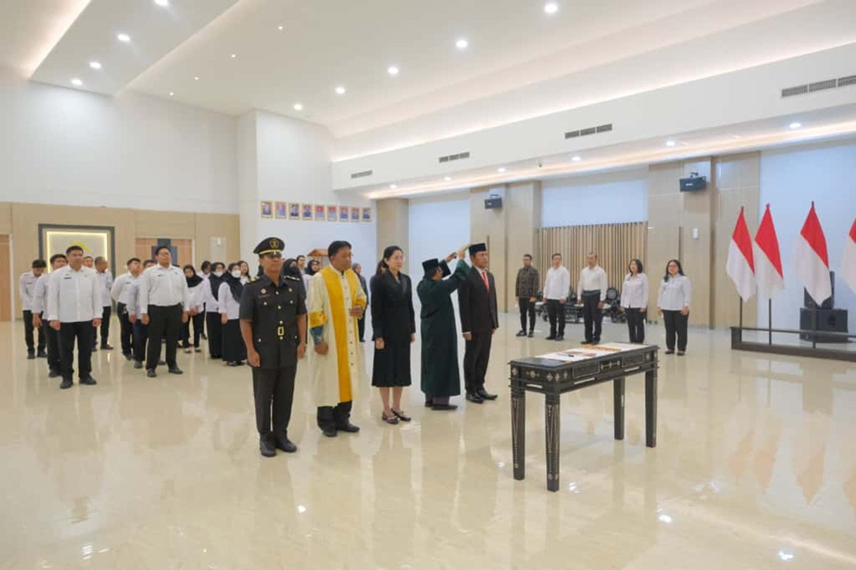 Pelantikan Pejabat Kemenkum HAM NTB: PPNS, Analis SDM, dan Anggota MPDN Diperkuat