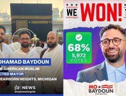 Mohamad Mo Baydoun Terpilih sebagai Wali Kota Muslim Dearborn Heights, Kalahkan Rival dengan 68% Suara