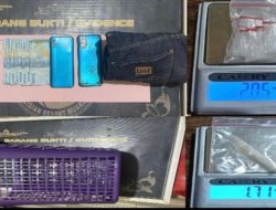 Polres Muara Enim Gagalkan Peredaran Sabu, 2,05 Gram Disita & 2 Pengedar Ditangkap