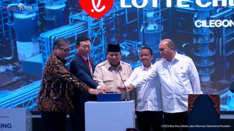 Pabrik Lotte Senilai Rp 65 Triliun Resmi Berdiri, Prabowo: Manfaat Besar Bagi Rakyat