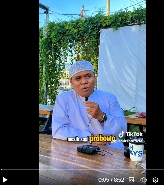 Gus Nur Kritik Pencopotan Purbaya oleh Prabowo: Sinyal Pemerintah Tak Butuh Pejabat Tegas?