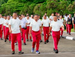 Panglima TNI Pimpin Olahraga Bersama di Mabes TNI Cilangkap, Tekankan Hidup Sehat