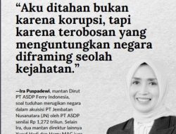 Pleidoi Ira Puspadewi Bantah Tuduhan Rugikan Negara Rp 1,25 Triliun di Kasus Korupsi ASDP