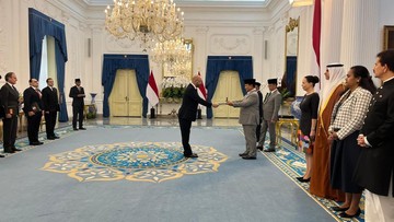 Presiden Prabowo Subianto Terima 12 Duta Besar Baru, Ini Daftar Negaranya