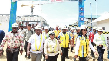 Wamendagri Tinjau Pembangunan Pusat Pemerintahan Papua Barat Daya di Sorong, Soroti Peran OAP