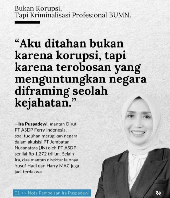 ASDP Cetak Laba Rp637 Miliar, Kok Direksinya Dituntut 8,5 Tahun Penjara?