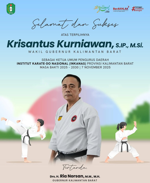 Krisantus Kurniawan Resmi Pimpin INKANAS Kalbar 2025-2030, Ini Susunan Pengurusnya