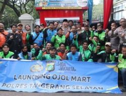 Polres Tangerang Selatan Luncurkan Ojol Mart di Pospol Alam Sutera, Ini Fasilitasnya