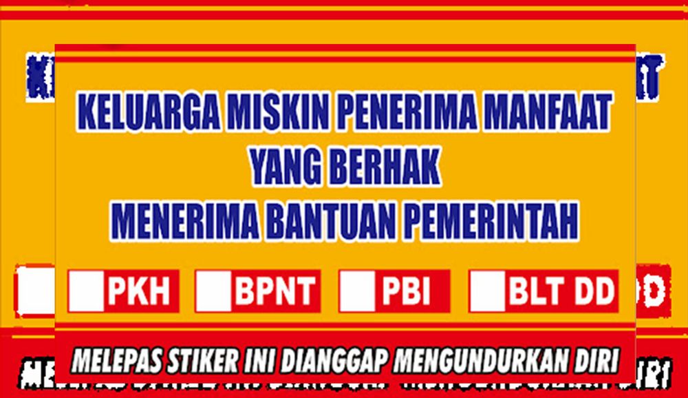 Penerima Bansos Tolak Pasang Stiker, Ternyata Punya Rumah Mewah dan Mobil!