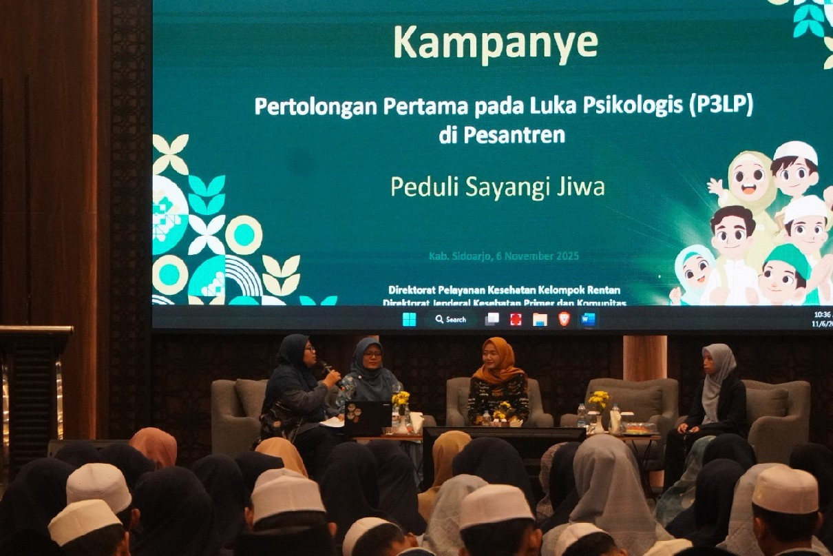 Kampanye P3LP Unusa & Kemenkes: Tingkatkan Kesehatan Mental Santri di Sidoarjo