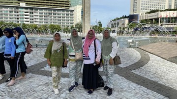 Selfie di CFD Bundaran HI Jadi Daya Tarik Wisatawan, Termasuk dari Medan