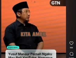 Ustaz Yusuf Mansur Gemparkan Publik, Ingin Akuisisi YouTube Rp 9.177 Triliun Jadi YouSufe
