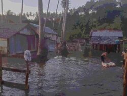 Banjir Rob Parigi Moutong Landa Desa Tingkulang, 12 Jiwa Mengungsi dan 2 Rumah Rusak