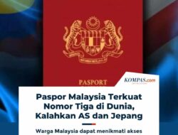 Paspor Malaysia Peringkat 3 Dunia 2025, Kalahkan Jepang & AS