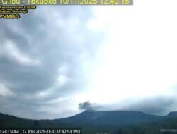 Gunung Ibu Erupsi: Kolom Abu 1.525 Meter, Ini Zona Bahaya dan Imbauan PVMBG