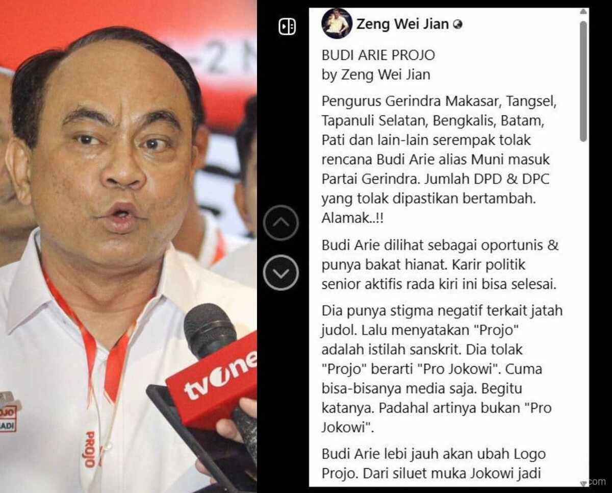 Budi Arie Ditolak Masuk Gerindra: Alasan, Kontroversi, dan Dampak Politiknya