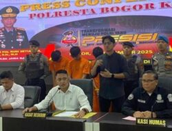 Polresta Bogor Amankan 10 Pelaku Tawuran Berdarah di Tanahsareal, Sita Senjata Tajam