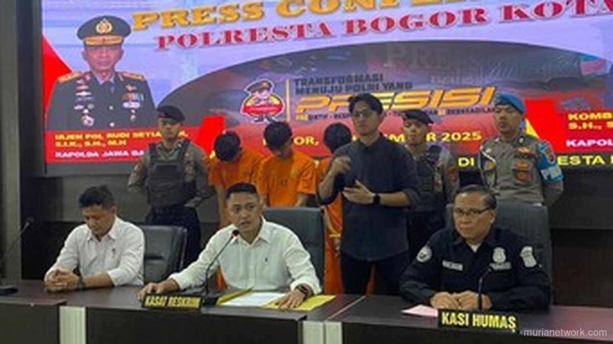 Polresta Bogor Amankan 10 Pelaku Tawuran Berdarah di Tanahsareal, Sita Senjata Tajam