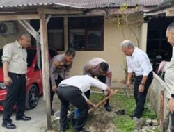 Polres Kampar Hijaukan Asrama dengan 35 Bibit Mangga: Wujudkan Green Policing