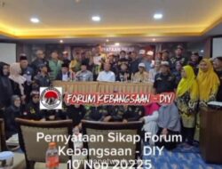 Forum Kebangsaan Yogyakarta Desak Reformasi Total Polri & Hentikan Kriminalisasi Roy Suryo
