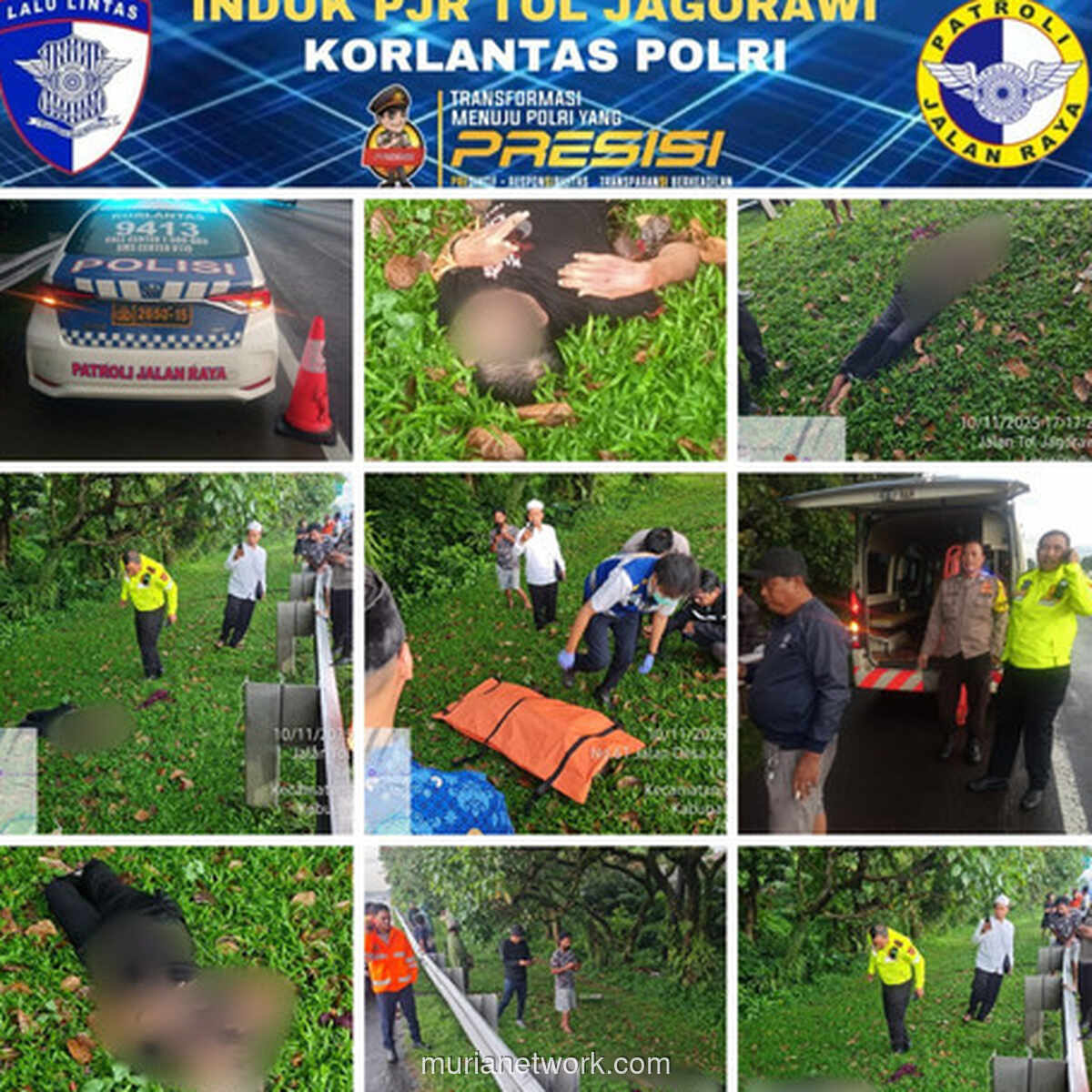 Mayat Pria Lansia Ditemukan Terikat di Tol Jagorawi KM 30 Bogor, Identitas Masih Misteri