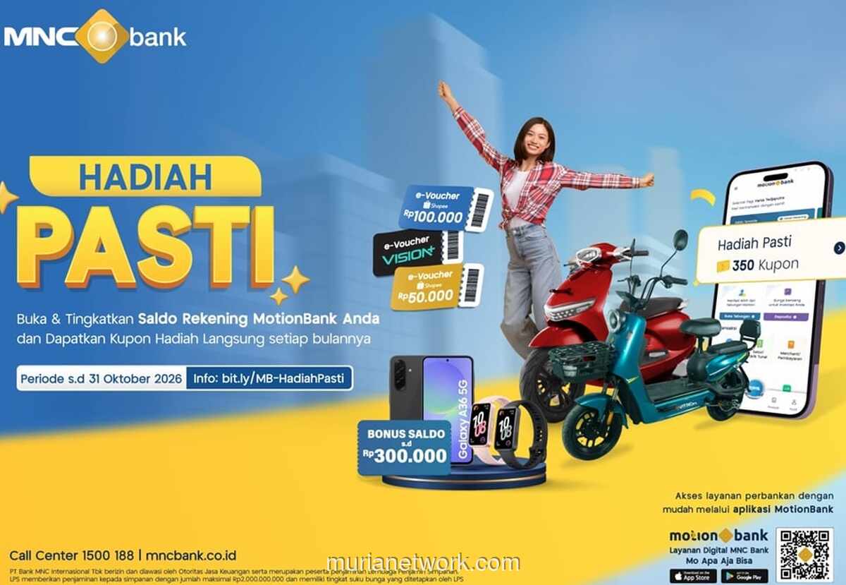 Program Hadiah Pasti MotionBank 2026: Dapat Motor & HP Tanpa Diundi