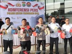 Polres Metro Tangerang Kota Ungkap Jaringan Curanmor 159 TKP, 17 Tersangka Ditangkap!