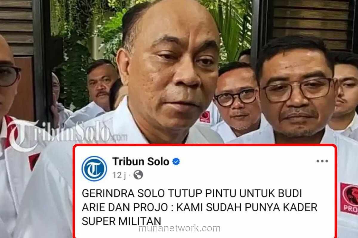 Gerindra Solo Tolak Budi Arie dan Projo, Ini Alasan Krusialnya