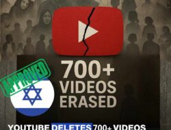 YouTube Hapus 700+ Video Bukti Kejahatan Perang Israel, Langgar Amandemen Berman?